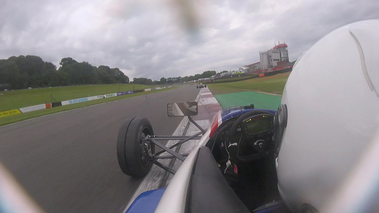 Champion of Brands hatch qualifying lap 